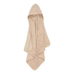 Image showing the Pure Hooded Baby Towel, 75 x 75cm, Beige product.