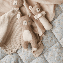 Image showing the Brave Bear Little Hands Toy, Beige product.