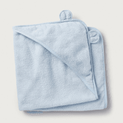 Image showing the Boys Bear Hooded Towel, 76 x 76cm, Blue product.