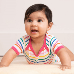 Image showing the Organic Cotton Baby Gift Set, Newborn, Dove Print product.