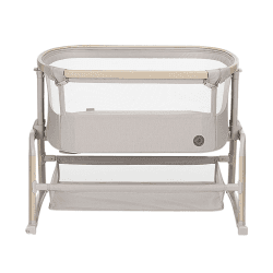 Image showing the Iora Air Bedside Crib, Classic Beige product.