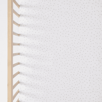 Image showing the Organic Cot & Cot Bed Fitted Sheet, W60 x L120cm, White product.