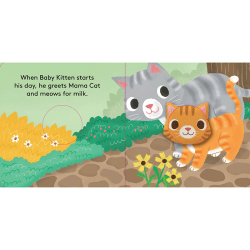 Image showing the Baby Kitten Finger Puppet Book product.