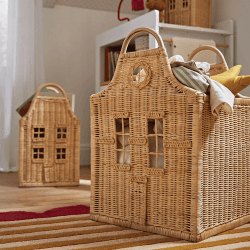 Image showing the Dutch House Set of 3 Storage Baskets, Rattan product.