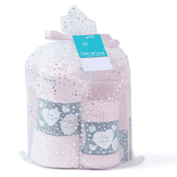 Image showing the Baby Shower Gift Set, Pink product.