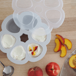 Image showing the Silicone Weaning Portions Tray, Light Mist product.