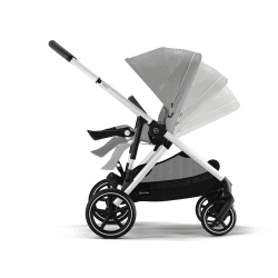 Image showing the Gazelle S Single to Double Pushchair, Stone Grey product.