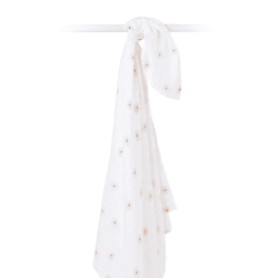 Image showing the Muslin Swaddle, Daisies product.