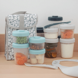 Image showing the 14 Piece Baby Food Storage Set, Storm product.