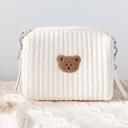 Image showing the Teddy Grab & Go Toiletry Bag, Cream product.