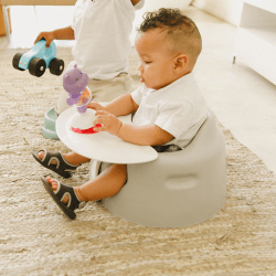 Image showing the Baby Floor Seat, Cool Grey product.