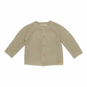 Image showing the Sailors Bay Knitted Cardigan, 0 - 2 Months, Olive product.