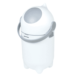 Image showing the Dropy Nappy Bin, White product.