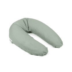 Image showing the Comfy Big Pregnancy Pillow, Muslin Green product.