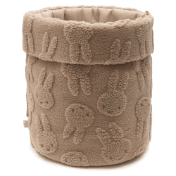 Image showing the Miffy Jacquard Teddy Storage Basket, Biscuit product.