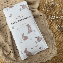 Image showing the Travel Changing Mat, Bunnies product.