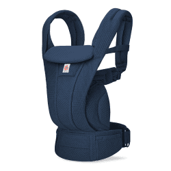 Image showing the Omni Deluxe Mesh Baby Carrier, Midnight Blue product.