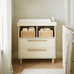Image showing the Harper Changing Dresser, Cream & Ash product.