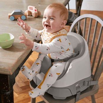 Image showing the Bug 3 in 1 Convertible Multi-Purpose Floor Seat with Removable Activity Tray, Pebble Grey product.