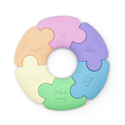 Image showing the Colour Wheel & Teether, Pastel product.