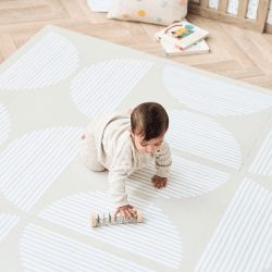 Image showing the Infinity Baby Playmat, Orbital Oatmeal product.