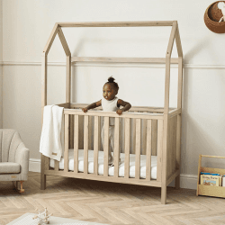 Image showing the Casa 3 in 1 Cot Bed, Harvest Oak product.