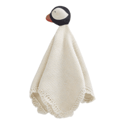 Image showing the Patient Puffin Cuddle Cloth, Cream product.