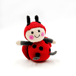 Image showing the Ladybird Rattle, Red product.