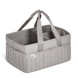 Image showing the Nappy Caddy, Grey Waffle product.