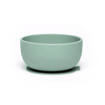 Image showing the Silicone Suction Bowl, Meadow Green product.