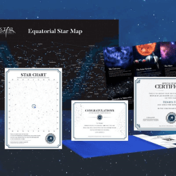 Image showing the Name a Star Gift product.