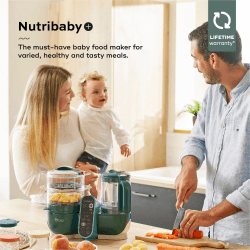 Image showing the Nutribaby Plus Baby Food Maker, Opal Green product.