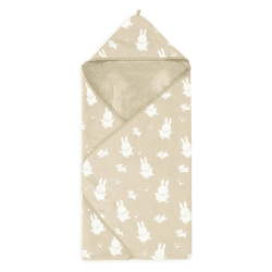Image showing the Jollein x Miffy Wrap Blanket, Olive Green product.