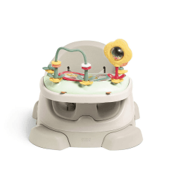 Image showing the Bug 3 in 1 Convertible Floor Seat with Removable Activity Tray, Clay product.