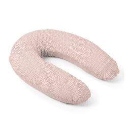 Image showing the Buddy Pregnancy Pillow with Silent Micro Beads, Cloudy Pink product.