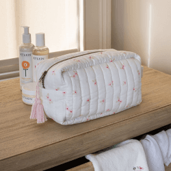 Image showing the Quilted Parent & Baby Wash Bag, Anemone product.