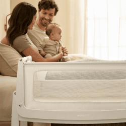 Image showing the SnuzPod5 Bedside Crib, Cashmere product.