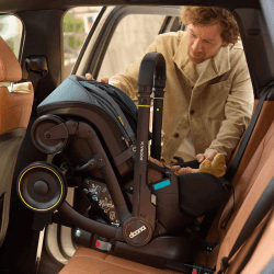 Image showing the Doona X Infant Car Seat & Stroller, Ocean Blue product.