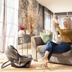 Image showing the i-Level Pro Signature Baby Car Seat, Maple product.