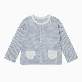 Image showing the Cardigan, 0 - 3 Months, Blue Stripe product.
