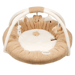 Image showing the Teddy Stuffed Baby Gym, Beige product.