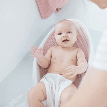 Image showing the Soft-Touch Bath Support, Pink product.