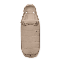 Image showing the Gold Pushchair Footmuff, Almond Beige product.