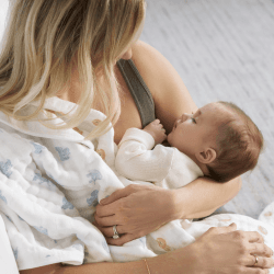 Image showing the Boutique Dream Blanket Organic Cotton Muslin Blanket, 120 x 120cm, Animal Kingdom product.