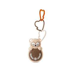 Image showing the Sweet Dreamz on the Go Owl Travel Sleep Aid & Night Light with Cry Sensor, Beige product.