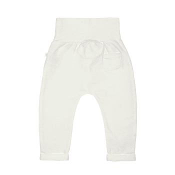 Image showing the Hight Waist Pants GOTS, 3 - 6 Months, Milky product.