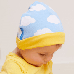 Image showing the Organic Cotton Baby Gift Set, Newborn, Sun Cloud Print product.
