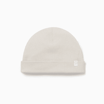 Image showing the Ribbed Hat, 0 - 3 Months, Ecru product.