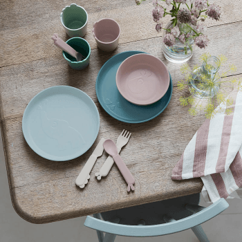 Image showing the Deer Friends Cutlery Set, Powder product.