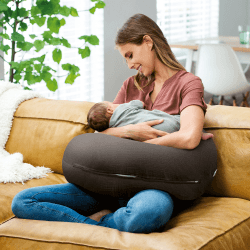 Image showing the Comfy Big Pregnancy Pillow, Tetra Grey product.